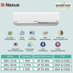 Kenwood 1 Ton Heat & Cool eNexus Air Conditioner KEN-1274S